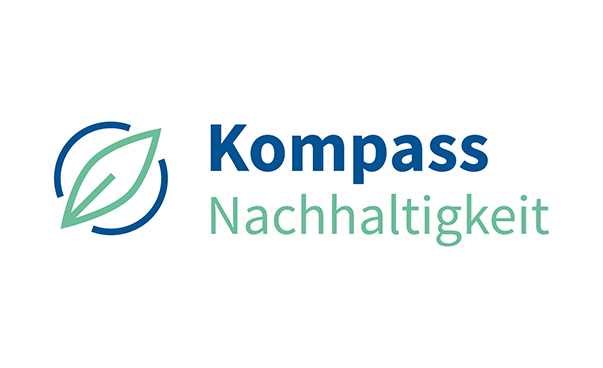 Offizielles Logo Kompass für Nachhaltigkeit Offizielles Logo Kompass für Nachhaltigkeit