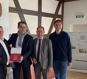 Förderbescheidübergabe in Armsheim
