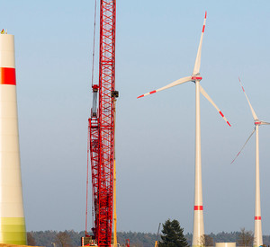 Errichtung einer Windkraftanlage