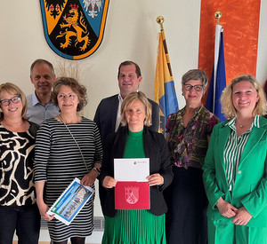 Förderbescheidübergabe mit Klimaschutzministerin Katrin Eder