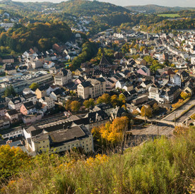 Ausweisung von Mittelzentren Blick auf Oberstein